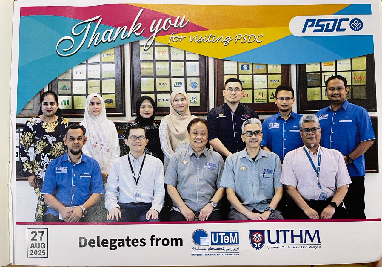 Field Visit to Penang Skills Development Centre (PSDC) by UTHM and UTeM Delegates Under the Future TVET Model Development Project (GITC)