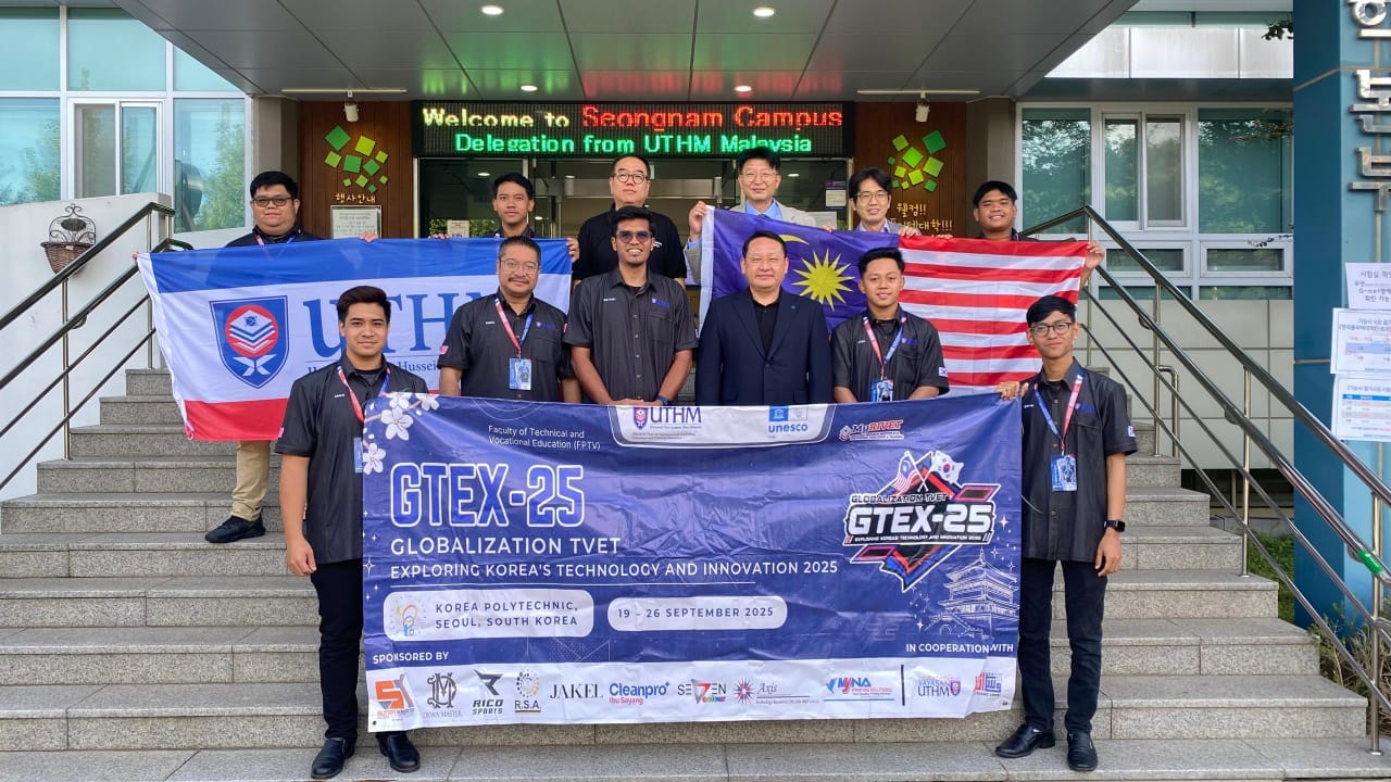 Program GTEX-25 Tamat dengan Jayanya di Korea Polytechnic Kampus Seongnam, Seoul, Korea Selatan.